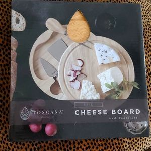 Cheese board with tool set